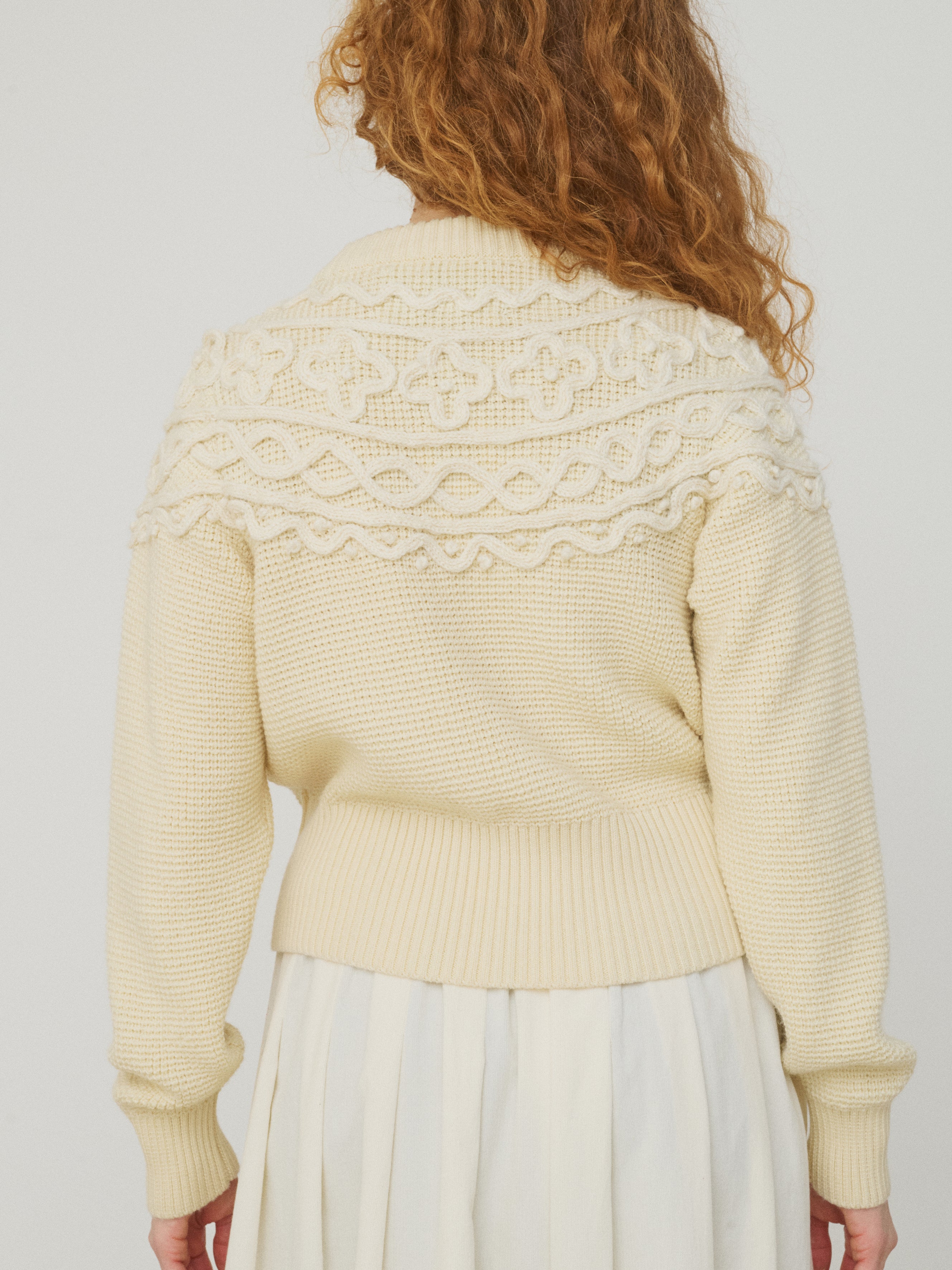 MII Mii à table Pull Rosalie Chantilly pull laine XS-L