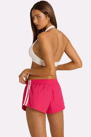 Oh Polly Shorts short tissé rose hot pink taille élastique