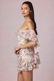 Oh Polly Birdie 13255 Robe Mini Primrose Fleurs Volants