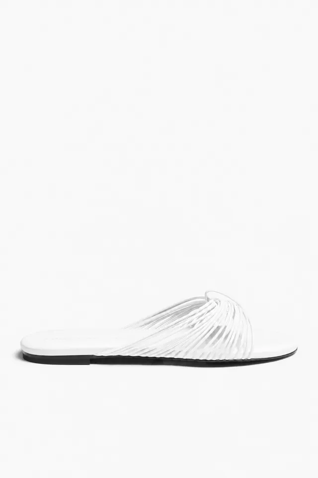 Liviana Conti Eleonora mules plates corallo nappa