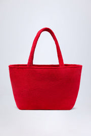 Oh Polly Velika sac tote éponge rouge feu