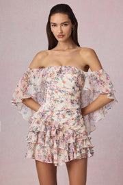 Oh Polly Birdie 13255 Robe Mini Primrose Fleurs Volants