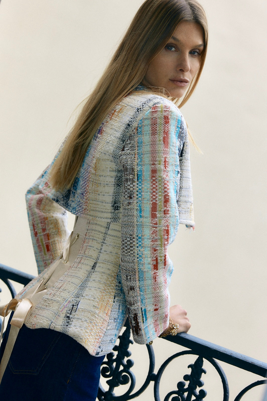 The Ethiquette Louise Veste tweed Hestia taille XS