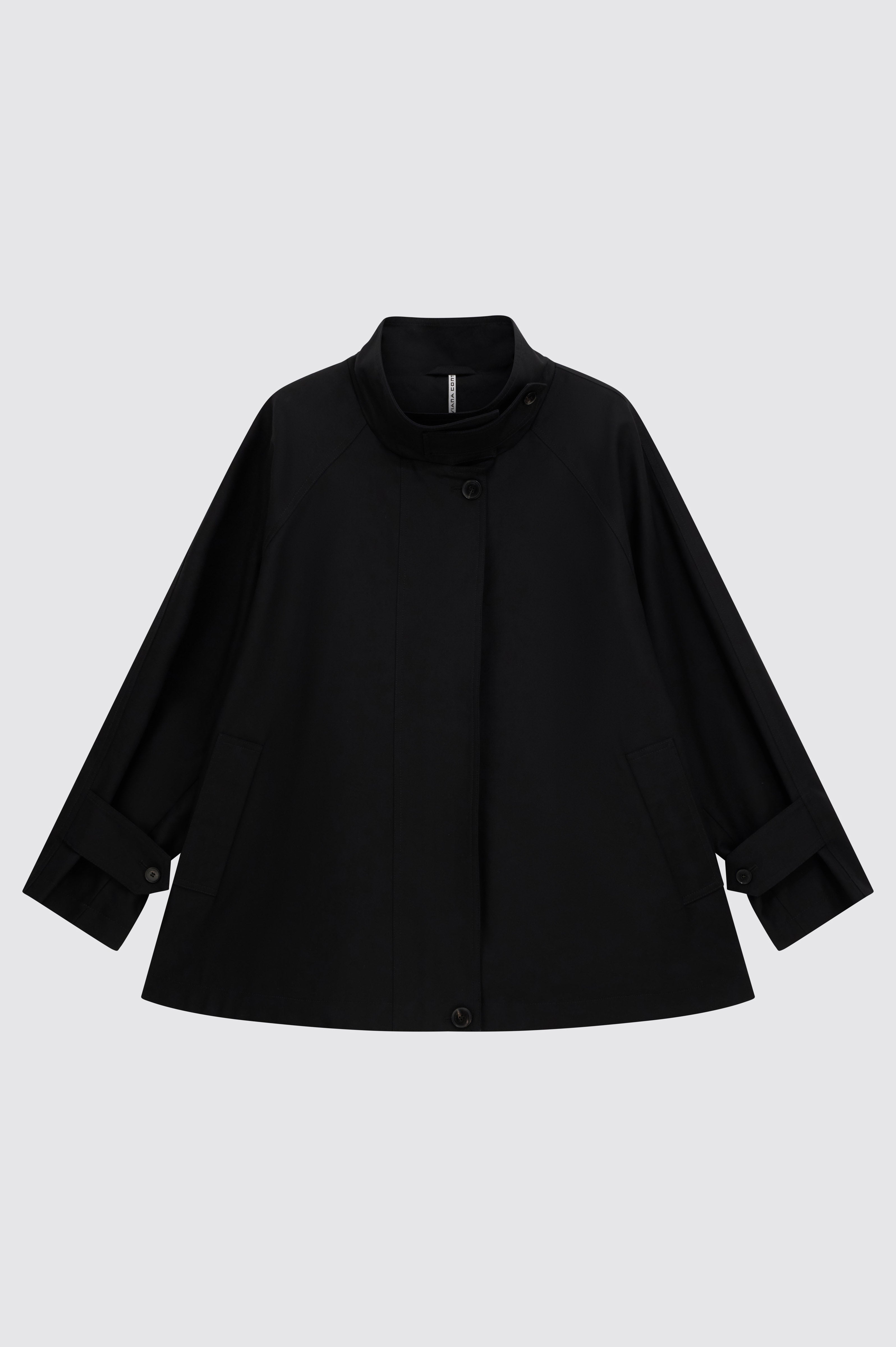 Liviana Conti Theodore veste coton noire déperlante