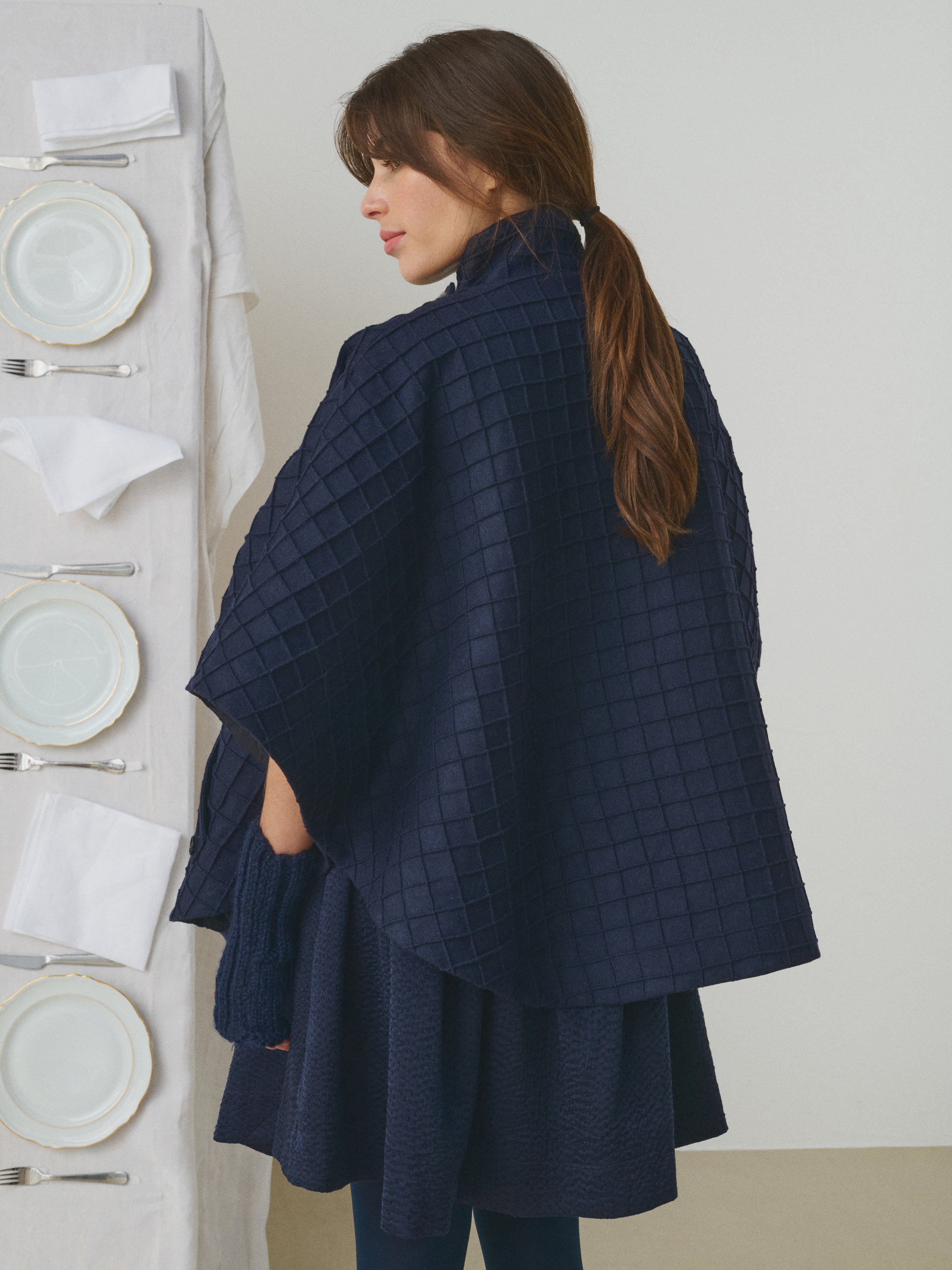MII À table cape Les Unis femme bouton céramique