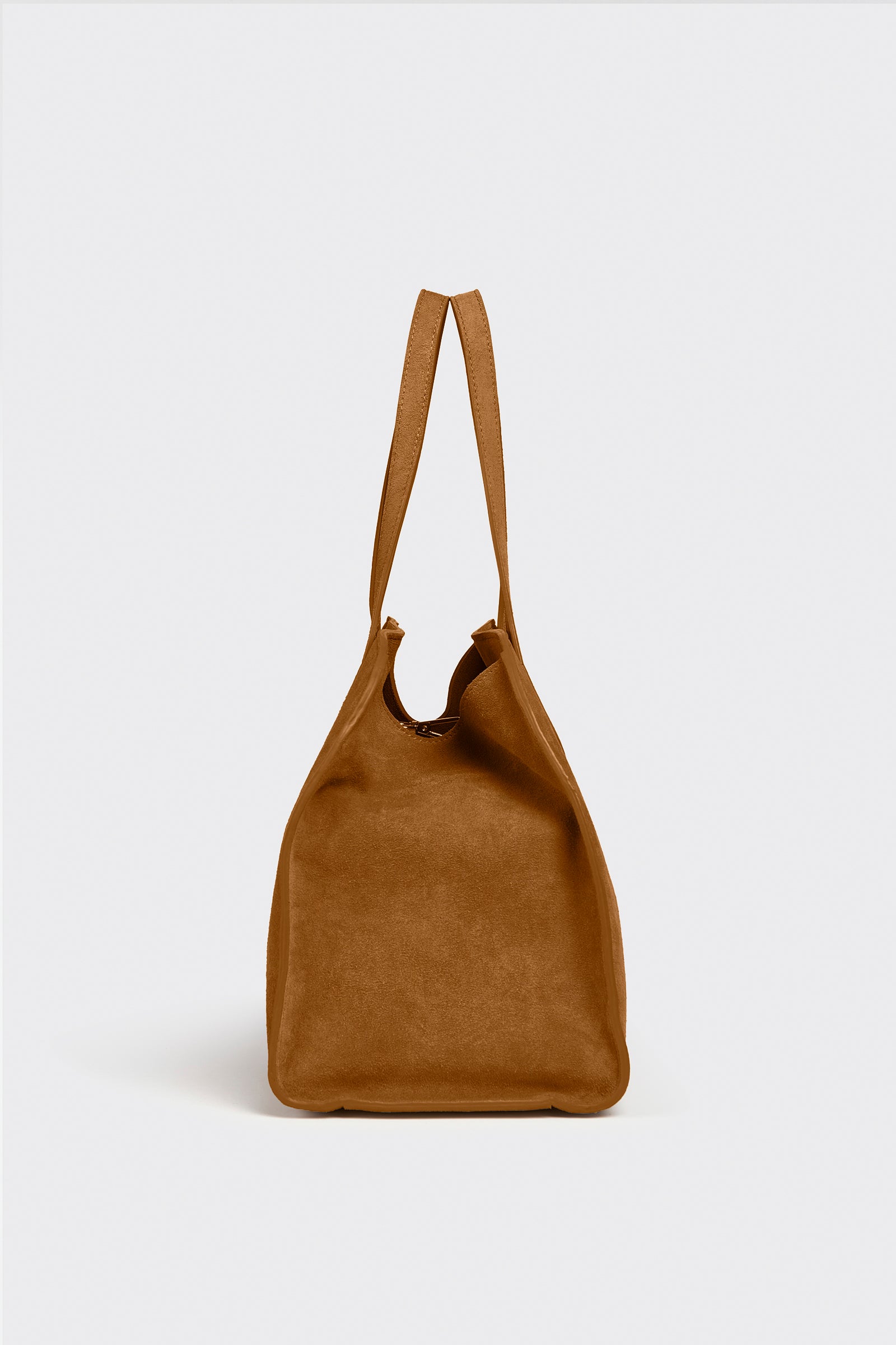 Liviana Conti Madison sac à main cuir suédé marron