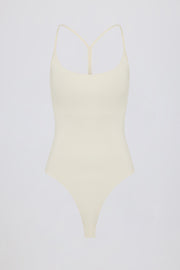 Oh Polly body échancré dos nageur avoine jersey
