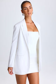 Oh Polly Coats & Jackets blazer oversize blanc Edessa