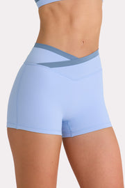 Bo+Tee Soft Active short sport Sky bleu ciel squat-proof