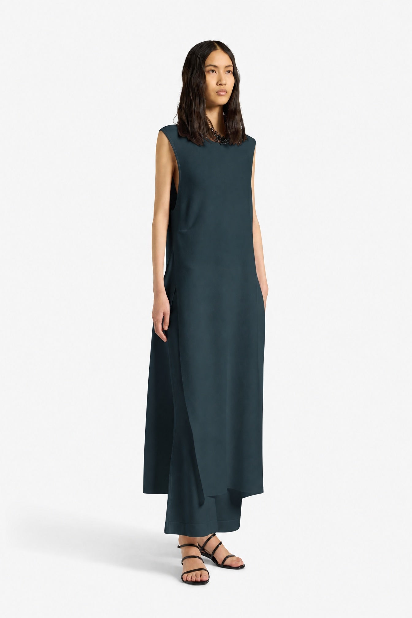 Liviana Conti Gabrielle robe tunique blanche viscose