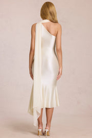 Oh Polly Giada 15923 robe midaxi satin perle foulard