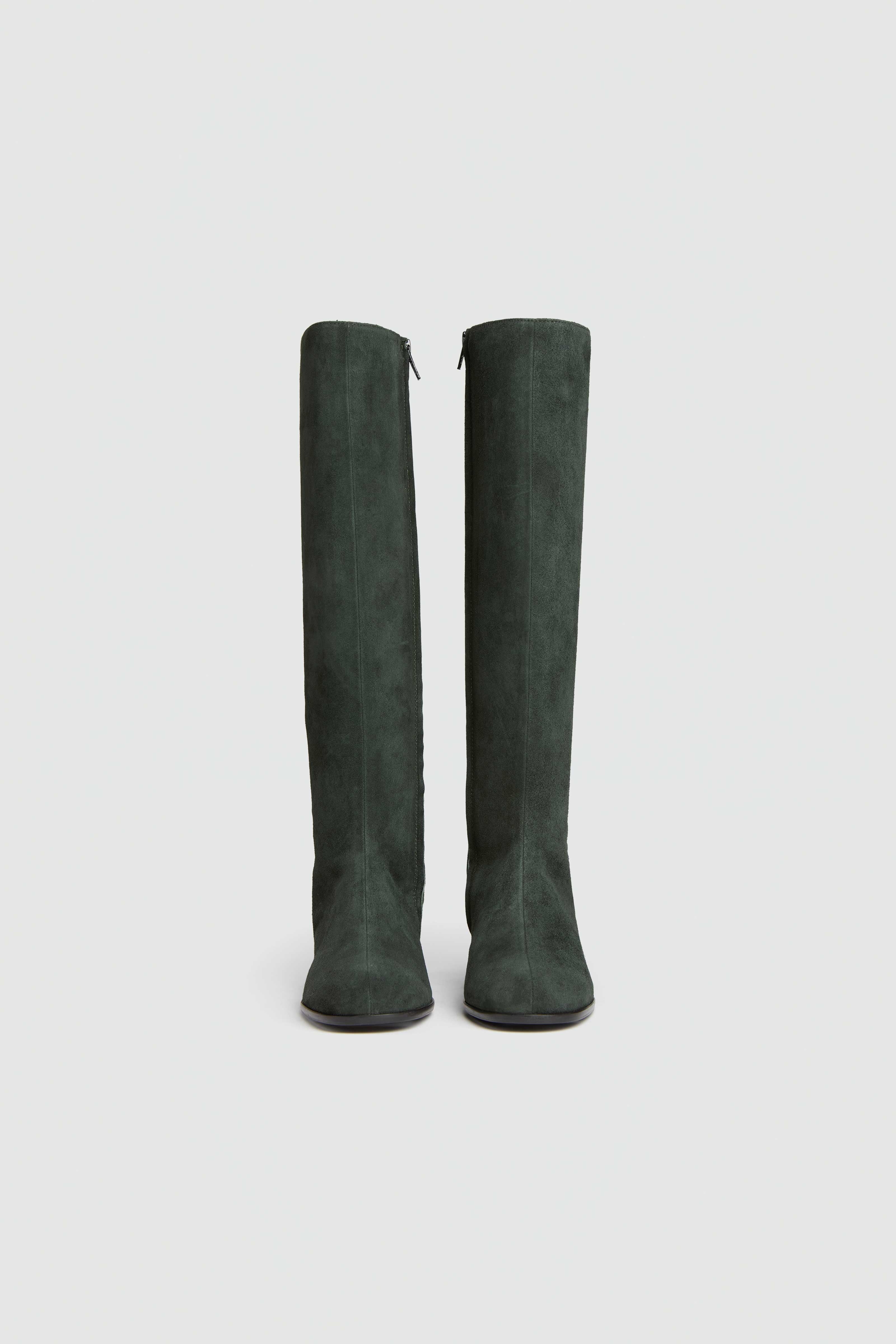 Liviana Conti Marika bottes daim vert Eden 40