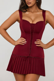 Oh Polly Dresses Evangeline 10947 robe rouge corset