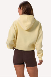Oh Polly Knitwear Hoodie BT02578 sweat à capuche jaune doux oversize