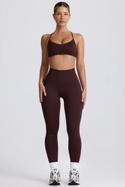 Oh Polly Super Sculpt BT2006 legging marron chocolate gainant