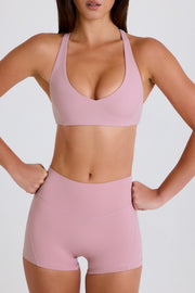 Oh Polly Bo+Tee Crossback Brassière Mauve BT2492
