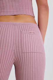 Oh Polly BT2350 Jogging Mauve Large Côtelé Coton