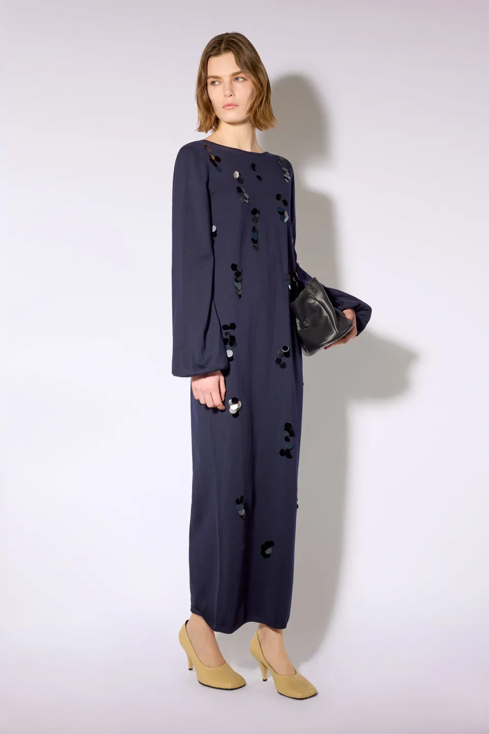 Liviana Conti Nooria robe bleu nuit