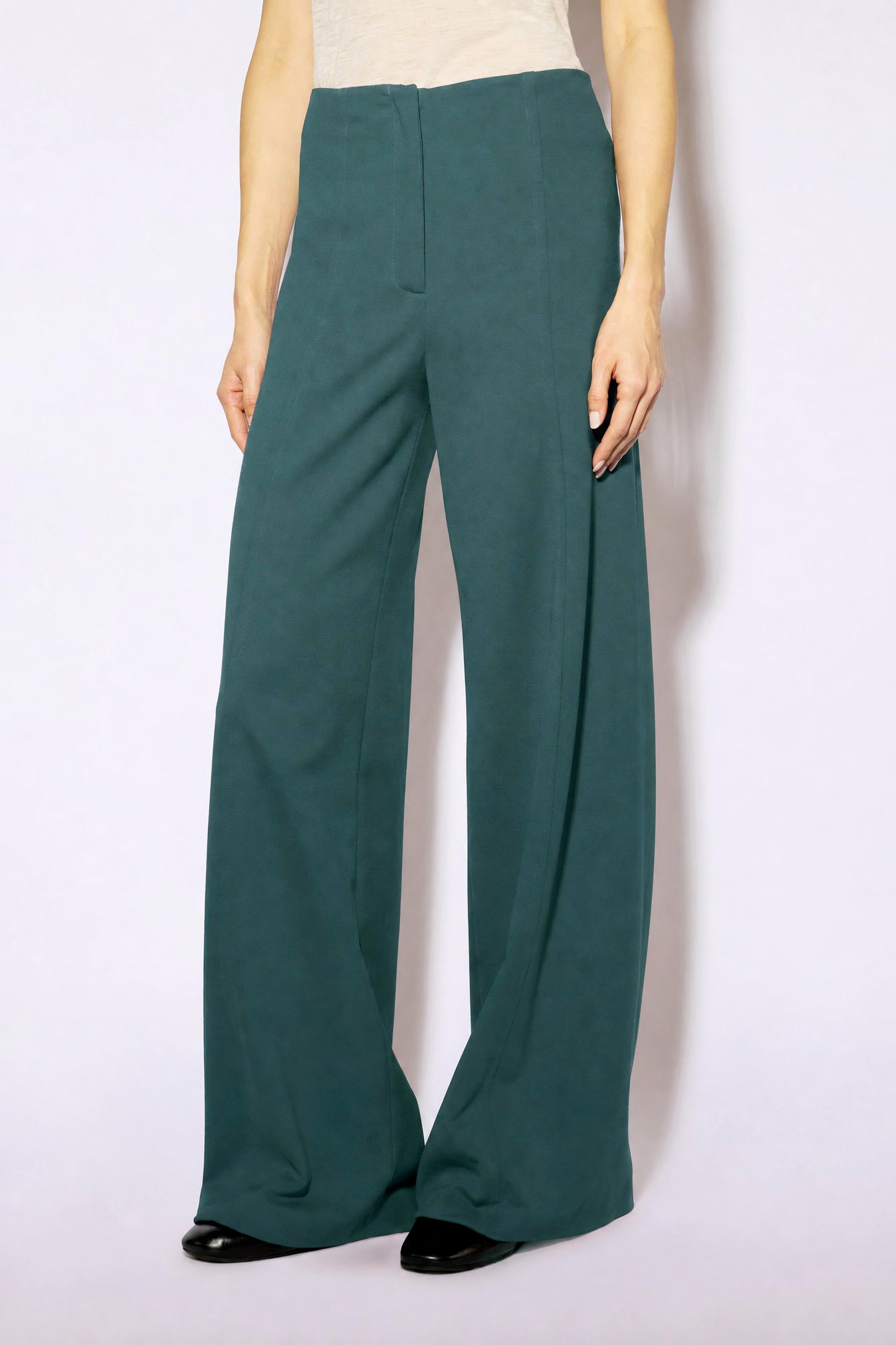 Liviana Conti Eric pantalon palazzo noir punto milano