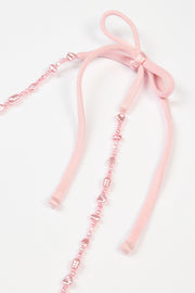 Oh Polly Tala haut bikini triangle rose perle brillant