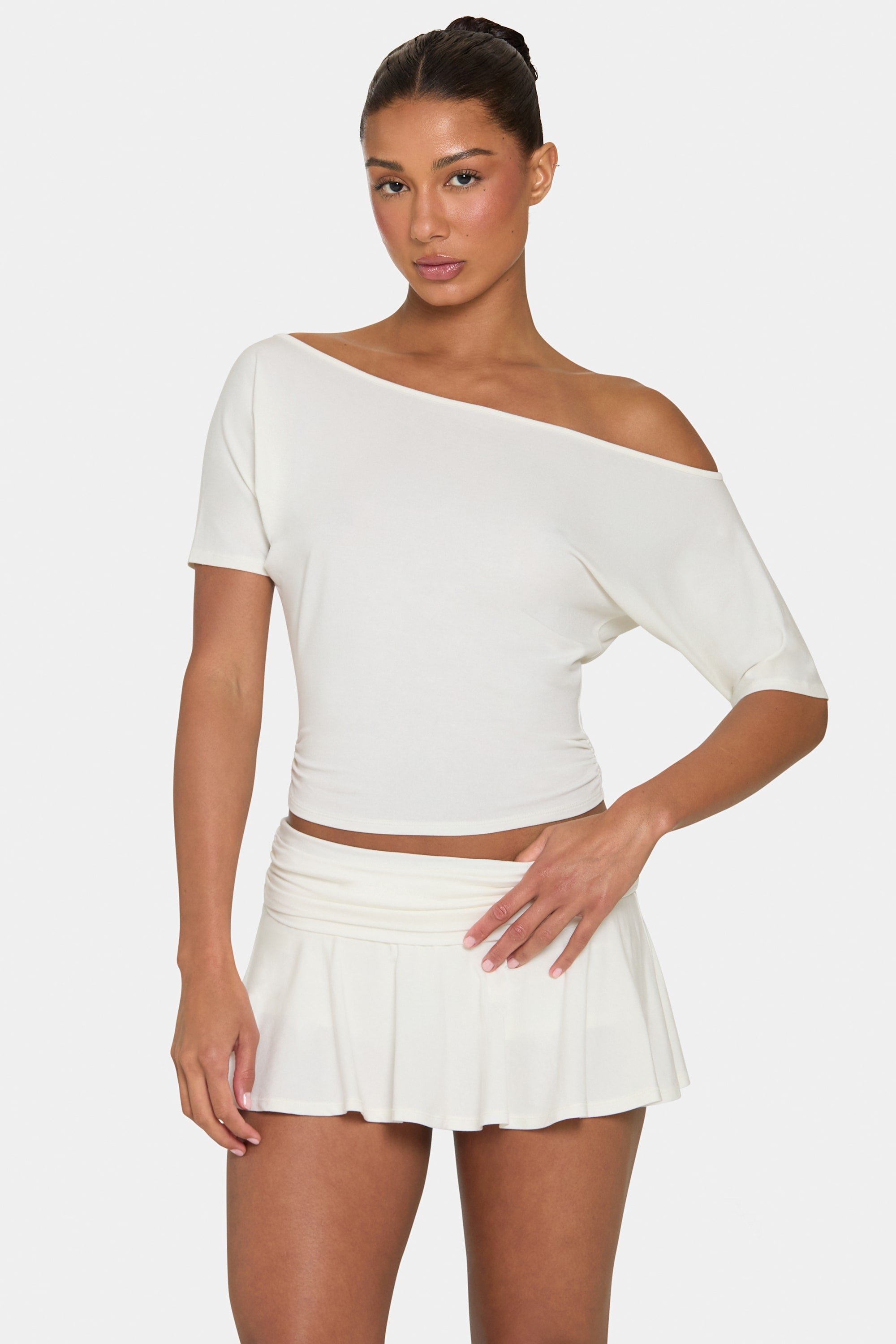 Oh Polly Tops ButterCloud haut coconut ruché