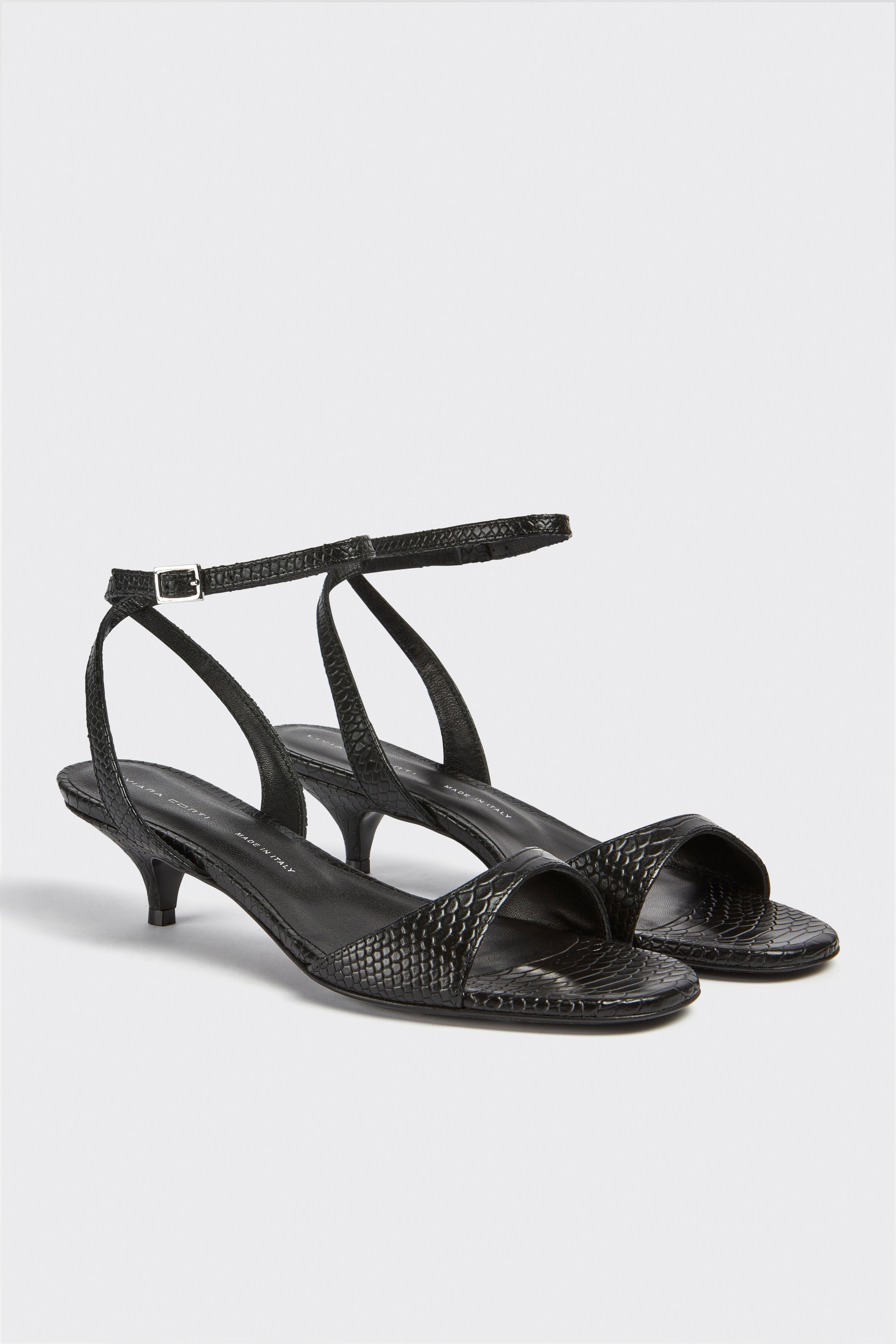 Liviana Conti Calzature Allegra sandale cuir noir