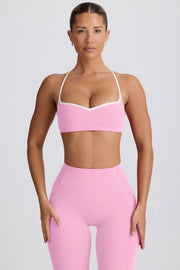 Oh Polly Bo+Tee BT2097 brassière sport rose bébé col coeur