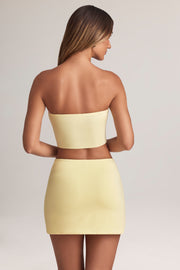 Oh Polly Verna Top Bandeau Crop Jaune Citron Modal