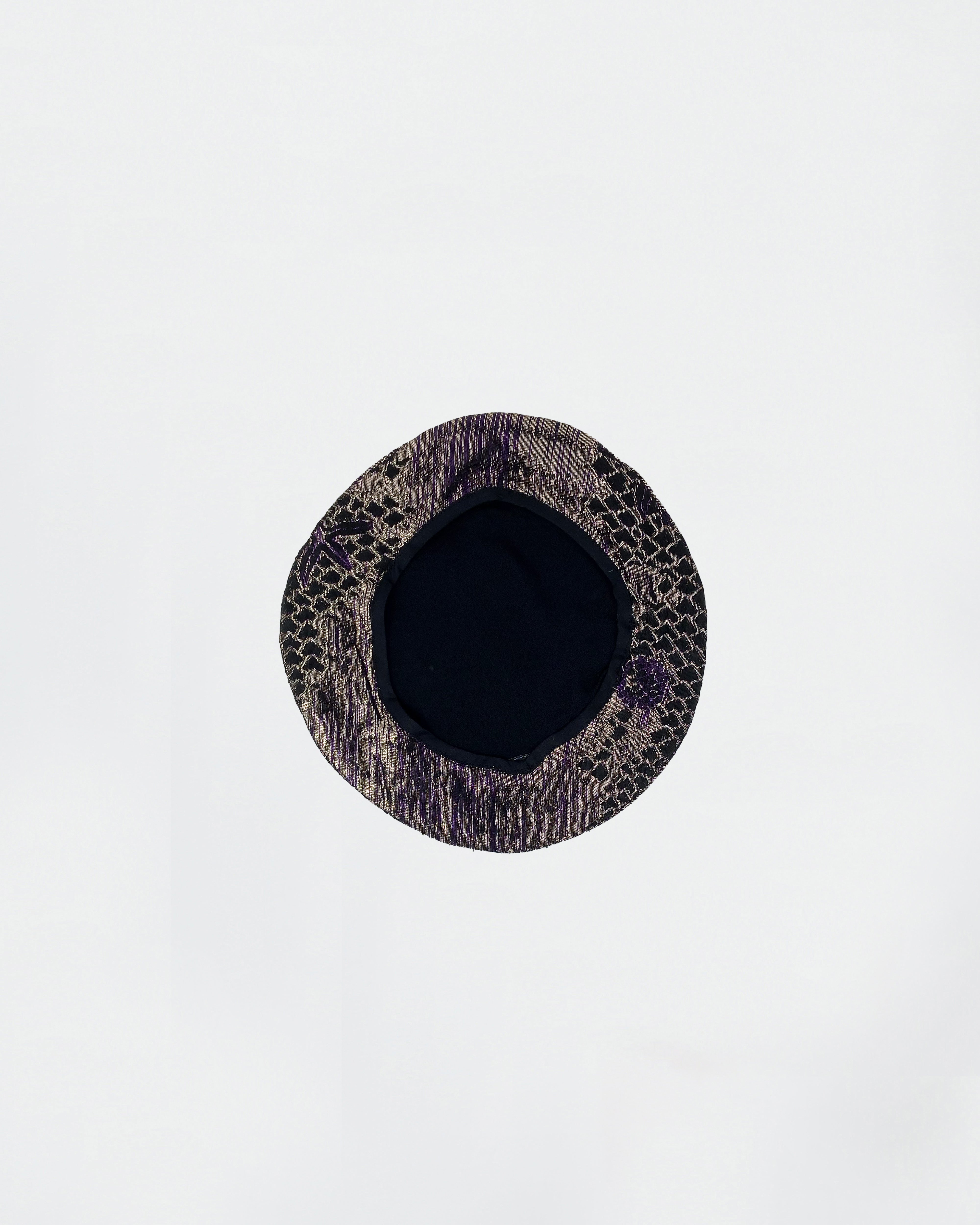 The Ethiquette Loulou béret tweed taille unique