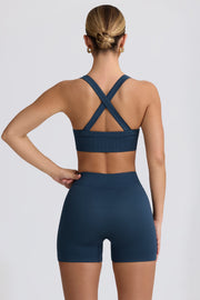 Oh Polly Super Sculpt BT2216 short sport bleu gainant