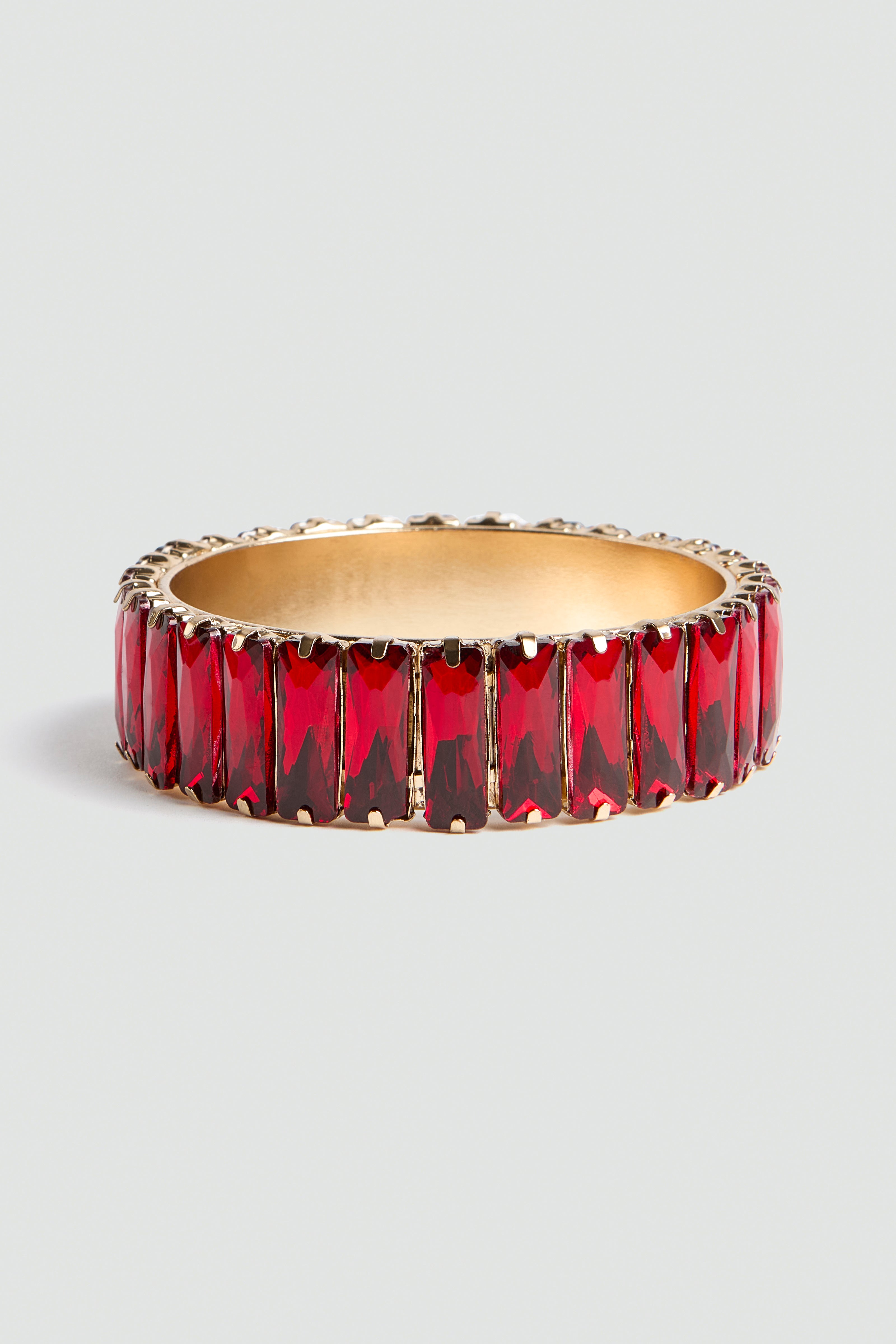 Liviana Conti Dharma bracelet bordeaux à cristaux