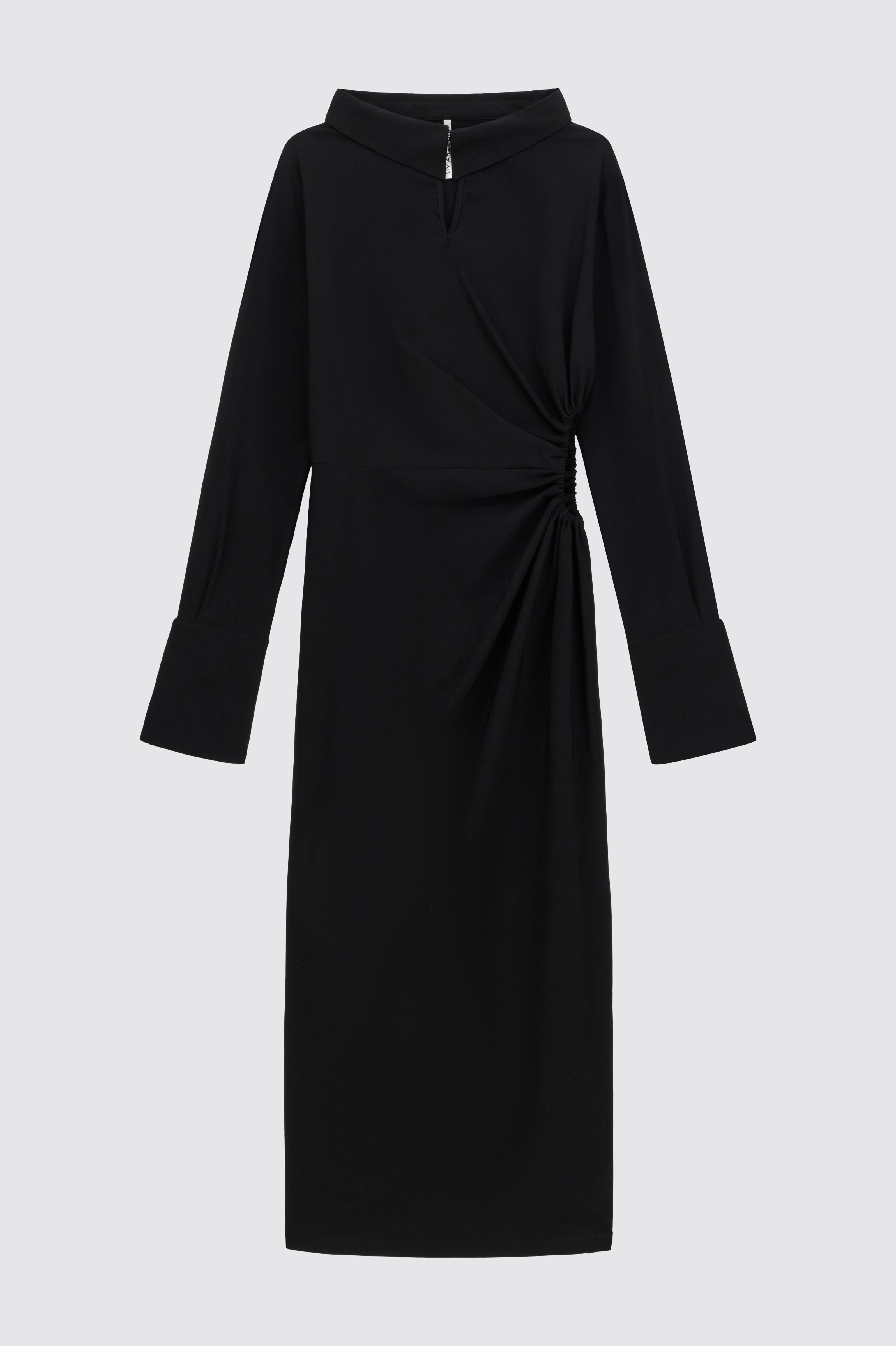 Liviana Conti Abigail robe crayon noire viscose stretch