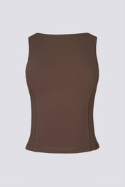 Oh Polly Bo+Tee BT11148 Débardeur Cocoa Dos Ouvert