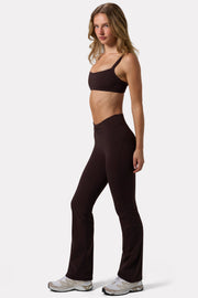 Oh Polly Bo+Tee BT11144 pantalon flare espresso stretch