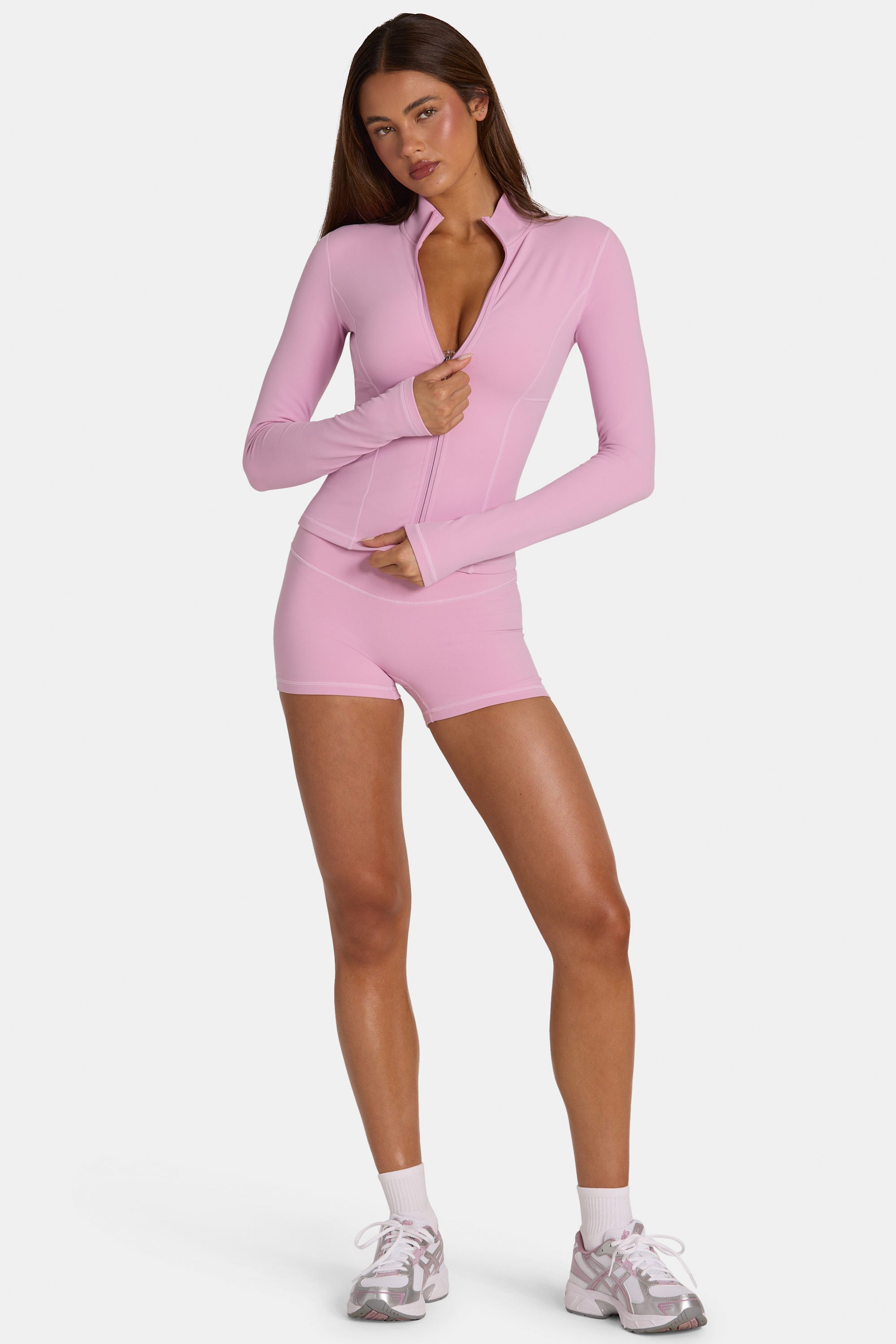 Oh Polly Bo+Tee veste zippée Sweet Pink respirante taille S