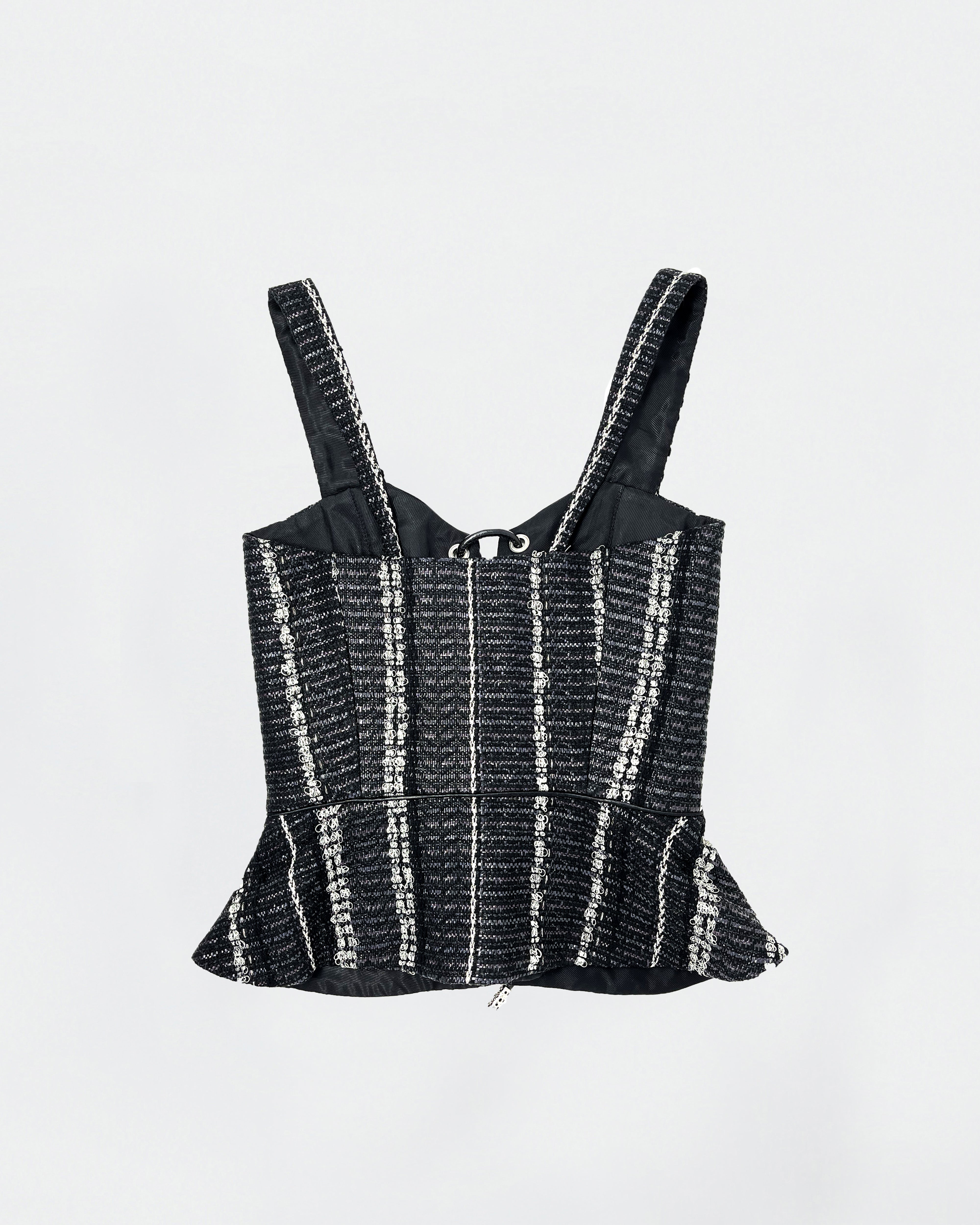 The Ethiquette Bustiers Margaux corset tweed satin 36 cm