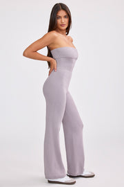 Oh Polly Chunky Knit Bandeau BT1142 combinaison lavande coton