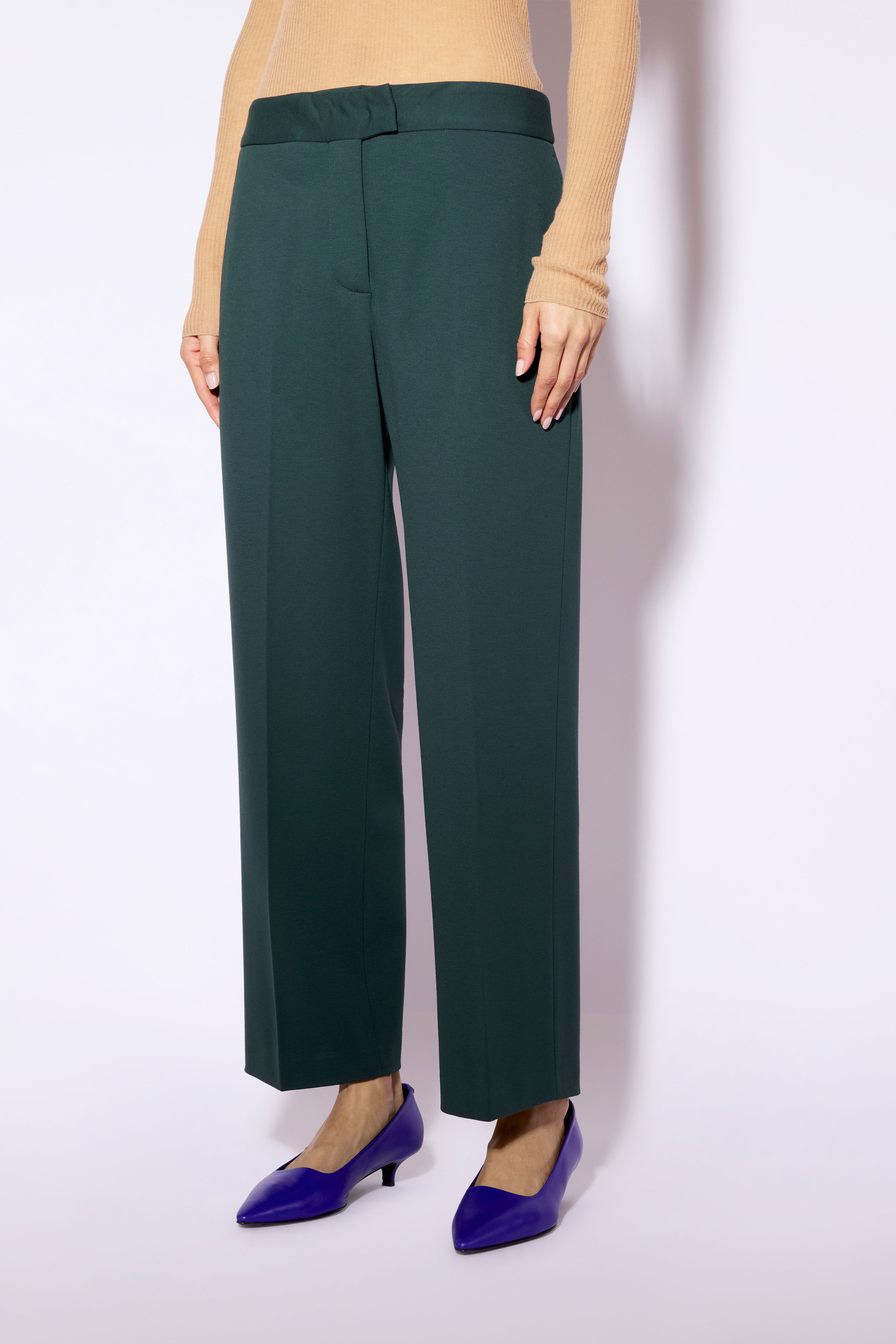 Liviana Conti Jeremy pantalon droit punto milano noir