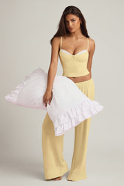 Oh Polly Isalie caraco pyjama jaune pastel modal