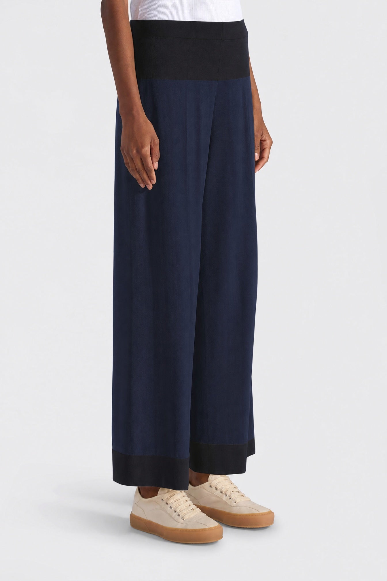 Liviana Conti Mina pantalon large Brezza viscose stretch