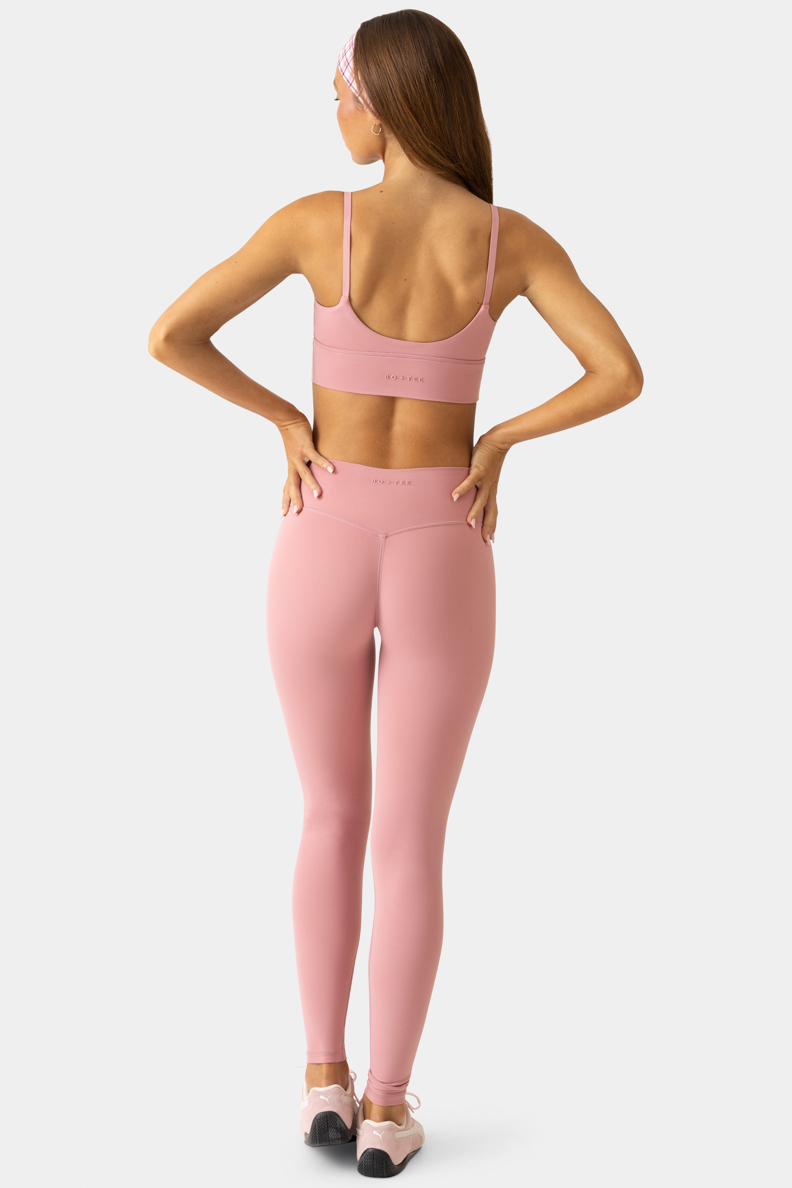 Oh Polly Bo+Tee Soft Active Leggings legging Berry opaque