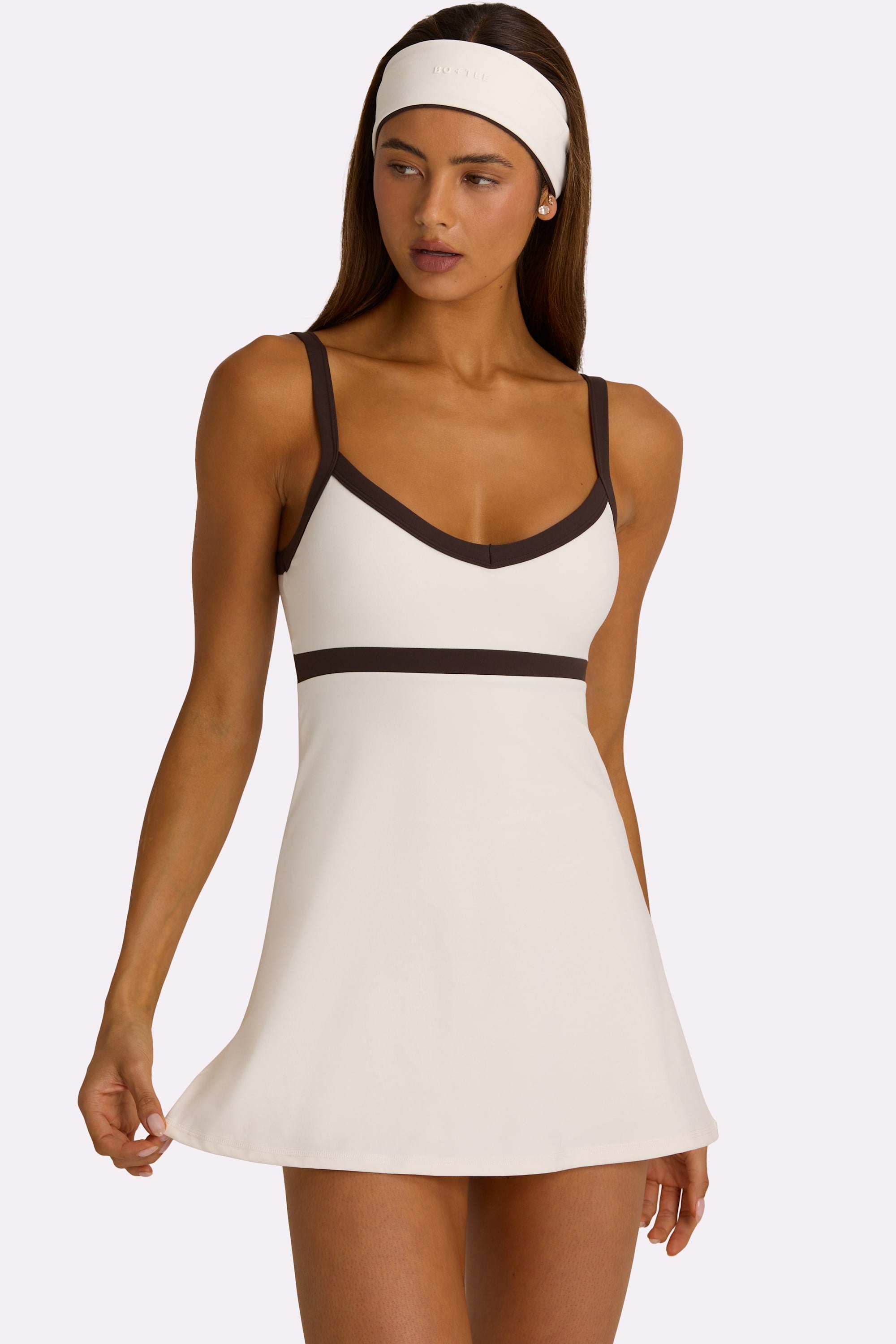 Bo+Tee Soft Active Robe Tennis Coconut avec Short