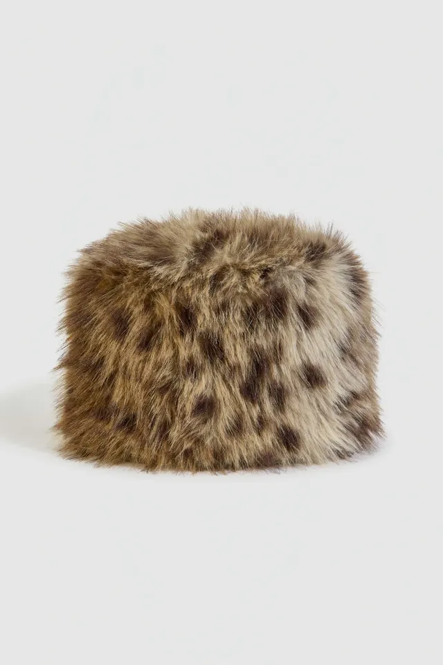Liviana Conti Tisha chapeau fourrure lynx