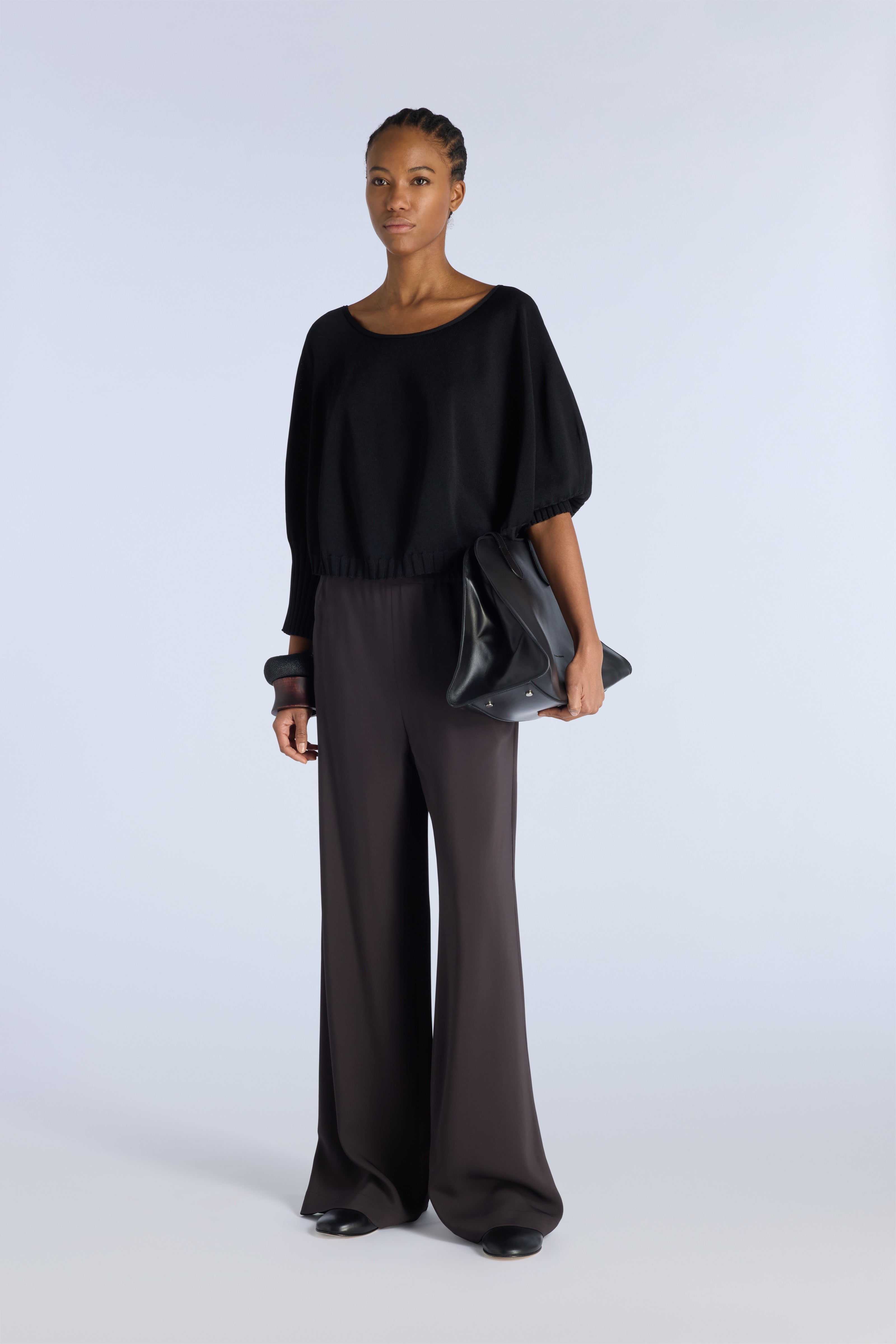 Liviana Conti Nolan pantalon polline 38 palazzo viscose