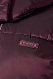 Oh Polly Ski Jacket veste ski bordeaux cropped imperméable