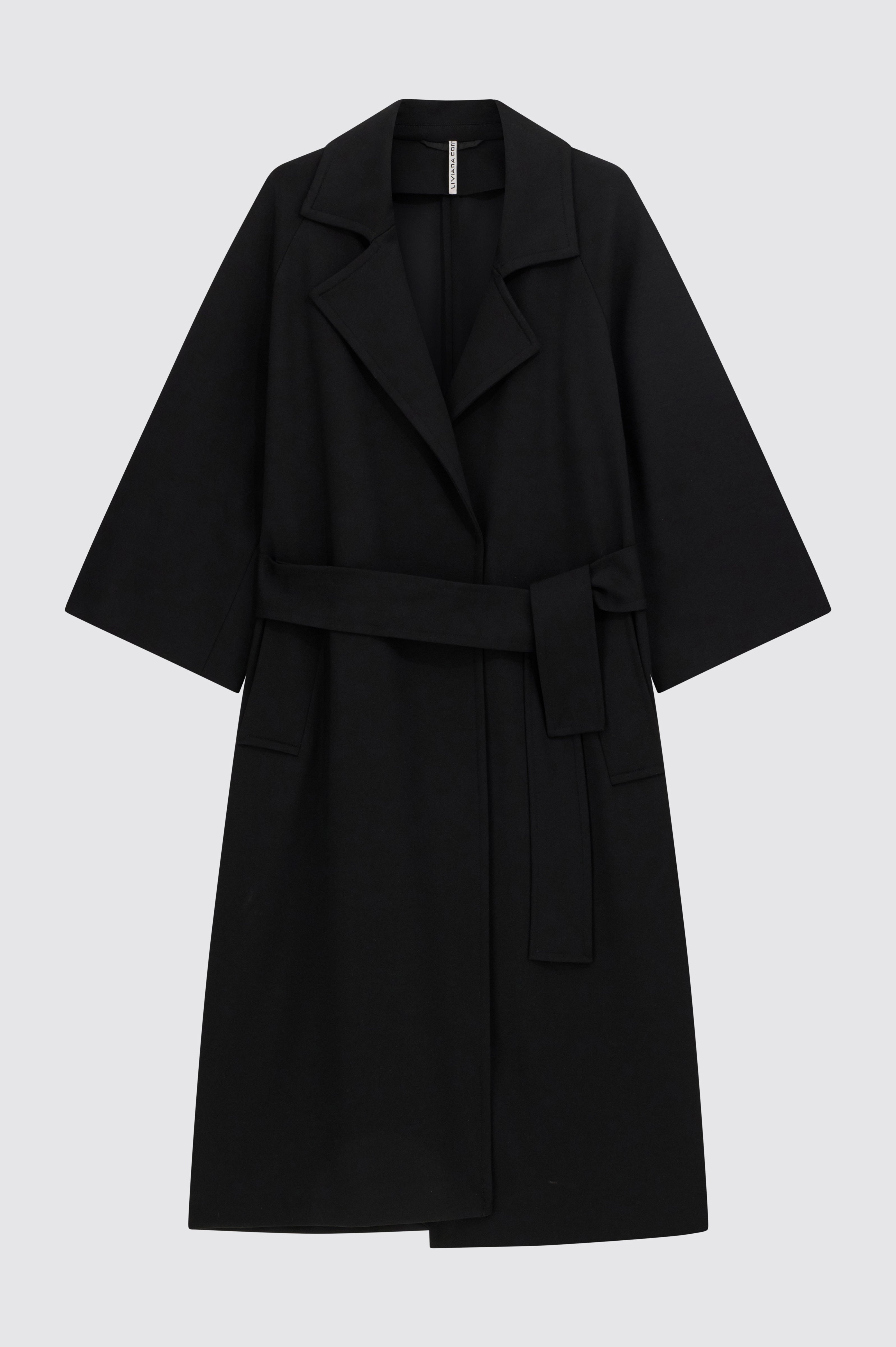 Liviana Conti Wayne trench noir ceinturé