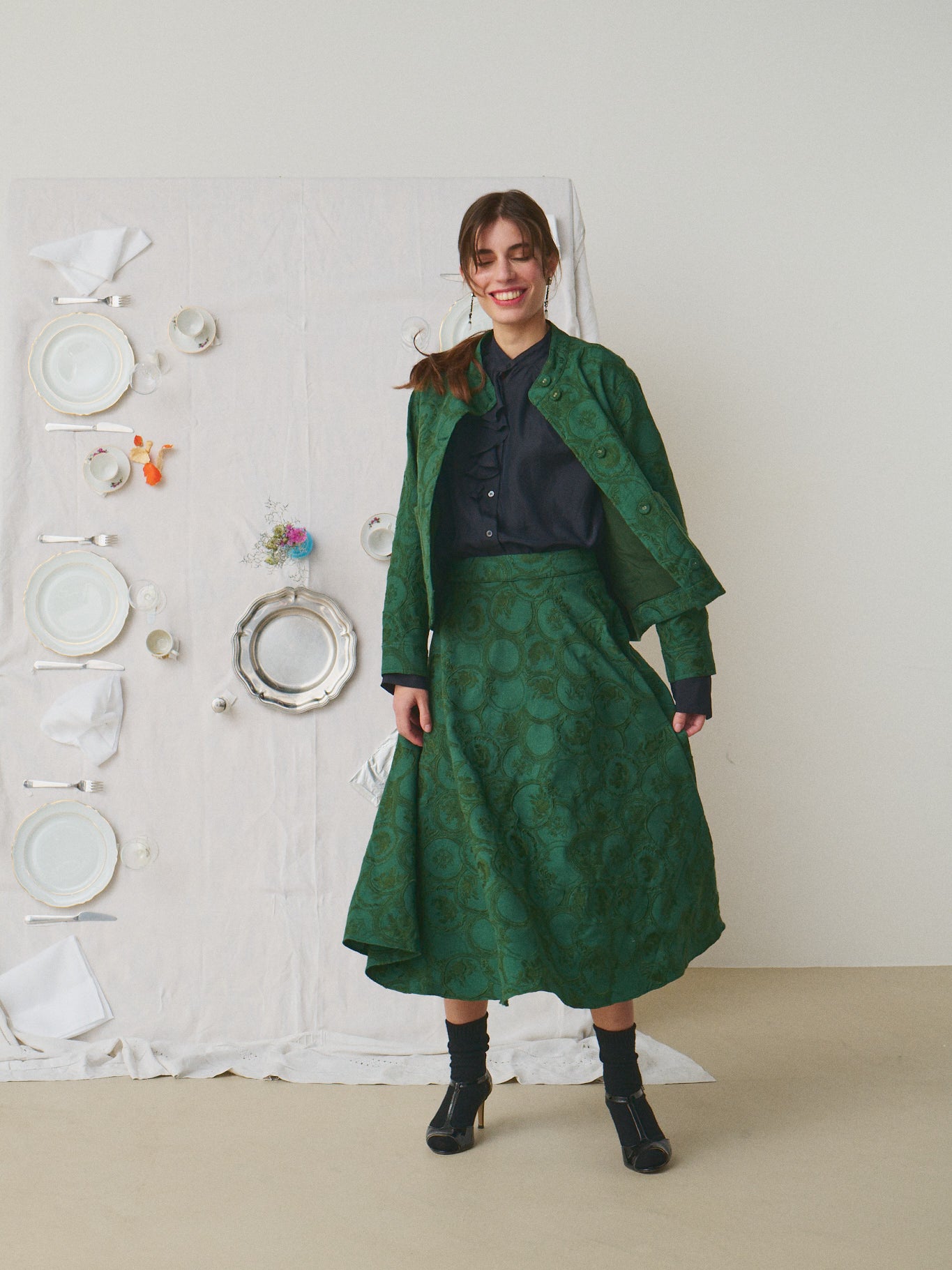 MII Mii à table Veste Lya veste femme S laine mérinos
