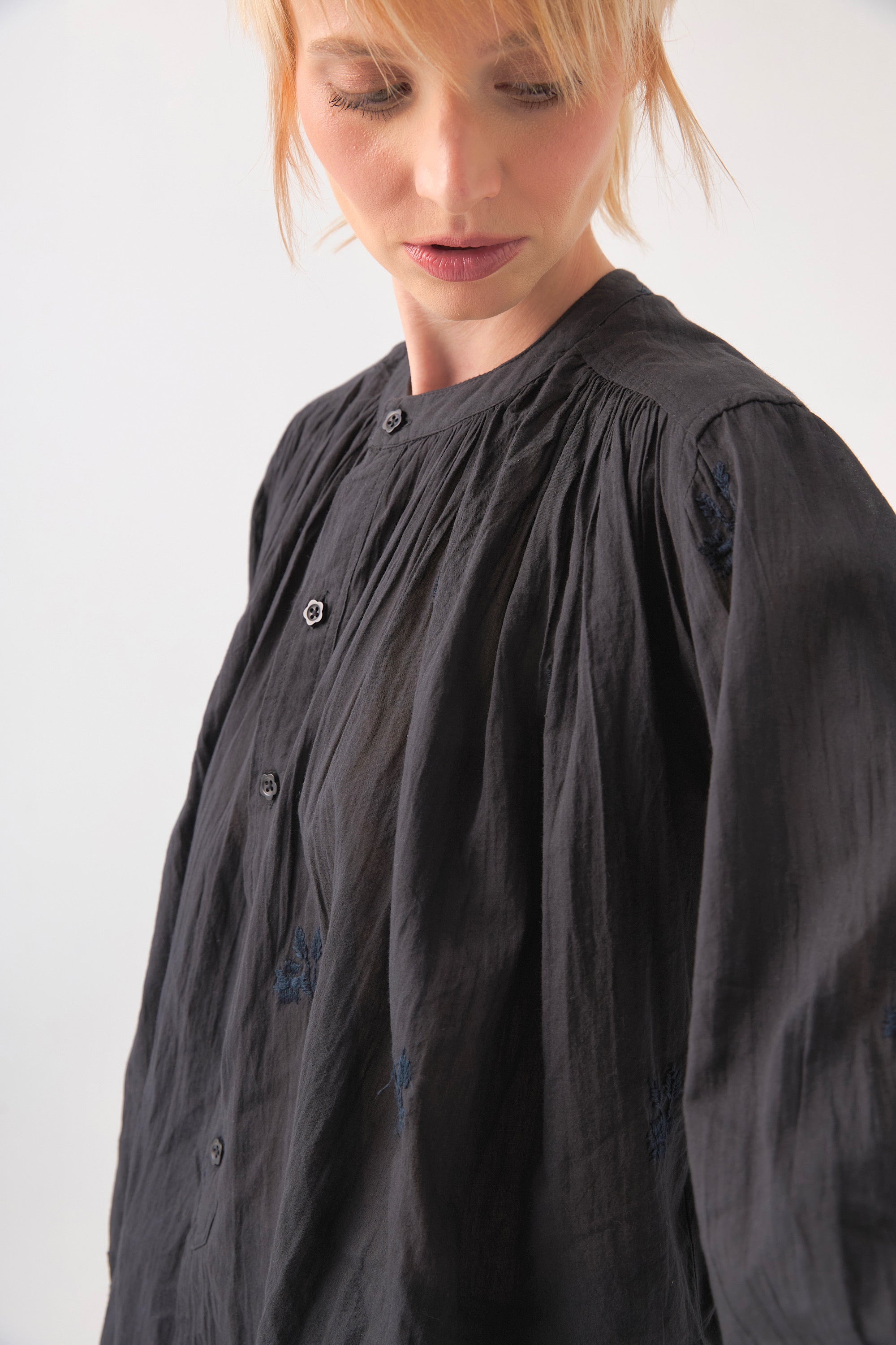 Chicosoleil Scheherazade Chemise noir coton
