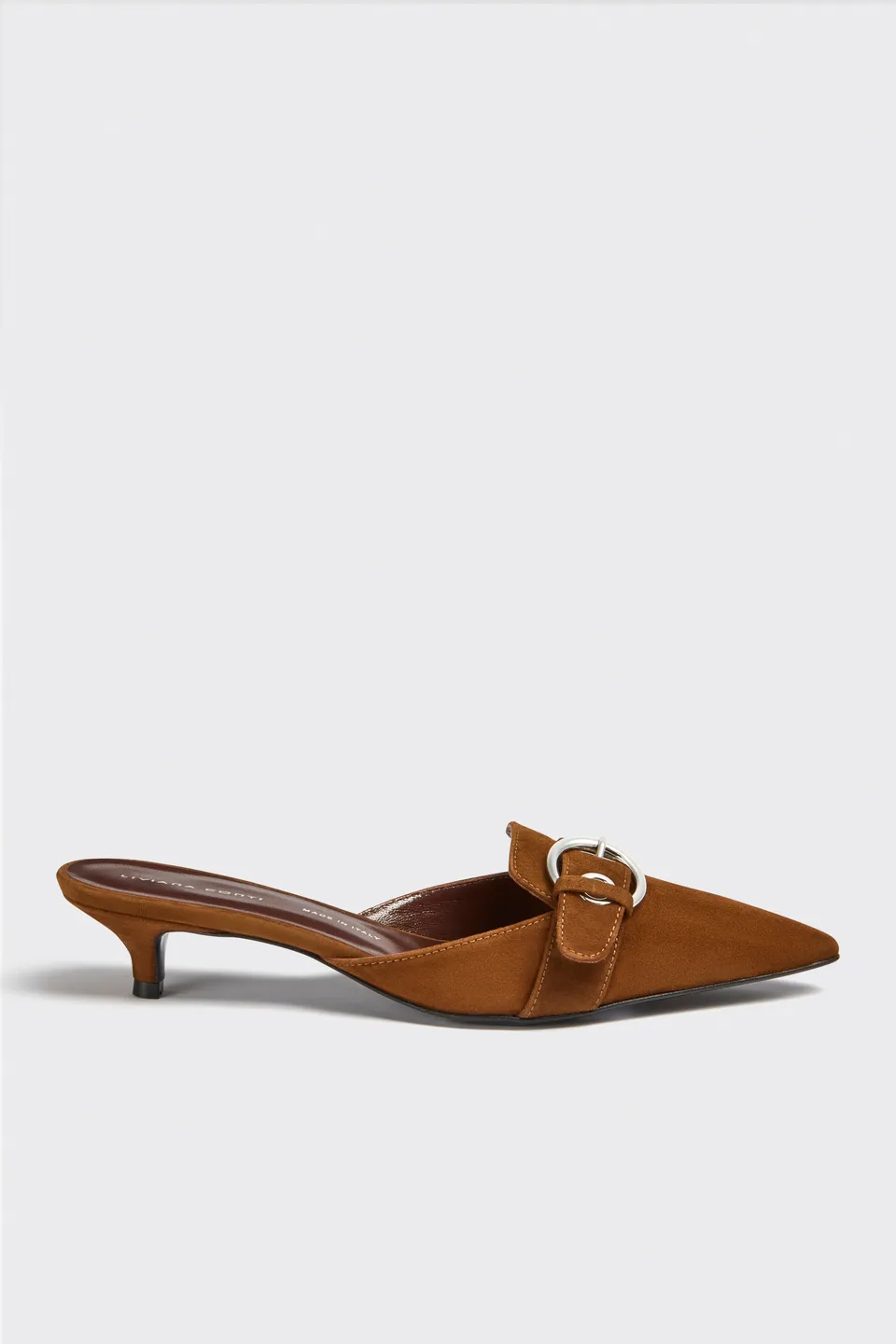 Liviana Conti Jude mules daim brandy talon 4 cm