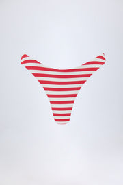 Oh Polly Santos Bas Bikini Rouge Cerise Cheeky